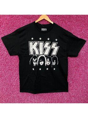 KISS Rock Band Members Graphic T-Shirt XL